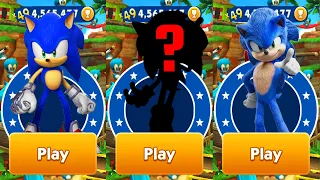 Sonic Dash vs Sonic Prime Dash vs Secret Character - Sonic Prime vs Movie Sonic vs All Bosses