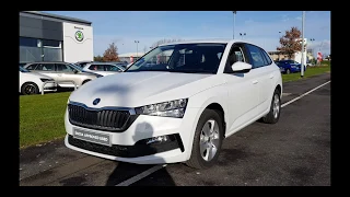 SKODA SCALA SE HATCHBACK 5-DR 2019 1.6TDI DSG in Moon White Metallic