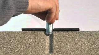 Drop-In Anchor for Fastening Water Pipe to Concrete