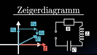 Zeigerdiagramme einer RLC-Reihenschaltung zeichnen! (Schritt für Schritt)