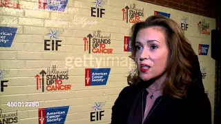 Alyssa Milano at Hollywood Stands Up To Cancer 2014 1