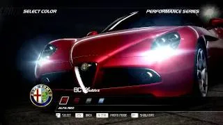 NFS Hot Pursuit - Presenting Alfa Romeo 8C Spider - Performance Series