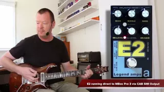 AMT Electronics : E2 Legend amps Preamp & FX Pedal