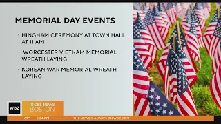 Events throughout Massachusetts honor fallen service members on Memorial Day