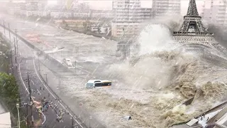 France Devastated by Storms!! Flash Floods Wash Away Hundreds of Cars and Homes, Moselle floods