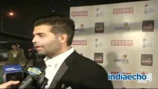 Karan Johar At 18th Annual Colors Screen Awards 2012-Indiaecho.com