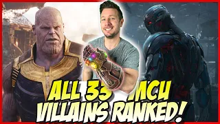 All 33 MCU Villains Ranked From Worst to Best