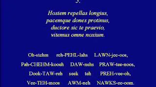 Veni Creator Spiritus-Latin Pronunciation