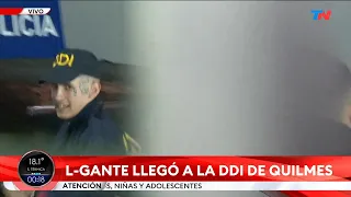 QUILMES I Así llegaba L-Gante a la DDI después del allanamiento en sus propiedades