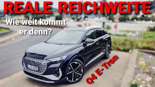 Audi Q4 e -Tron Reichweitentest. Wie weit kommt das Elektroauto?