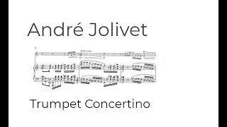 André Jolivet - Trumpet Concertino (Piano Reduction Score)