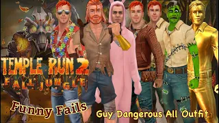 Temple Run 2 Funny Fails in Temple Run 2 Fall Jungle with Temple Run 2 Guy Dangerous All Outfit
