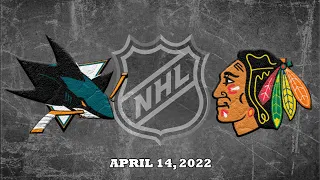 NHL Sharks vs Blackhawks | Apr.14, 2022