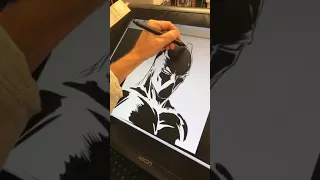 Live Drawing of Black Panther