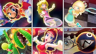 Mario Tennis Aces - All Characters Special Shots (DLC Included)