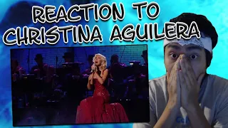 Christina Aguilera Live - Hurt (REACTION)