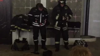 Посещение пожарной части Visit to a Fire Station in Russia