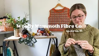 Albers Tank & Sorgenfri Jacket | A knitting podcast in a natural dye studio WMFC EP46