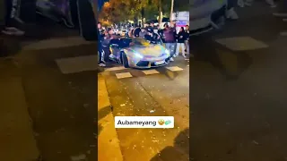 El lamborghini de Aubameyang