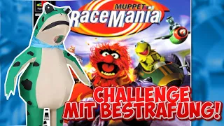 Muppet Race Mania der Verlierer muss ein Frosch Kostüm anziehen