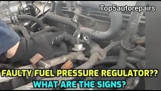 SIGNS OF A FAILING FUEL PRESSURE REGULATOR GOING BAD