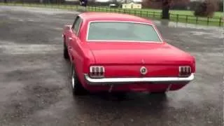1965 Ford Mustang Manual Coupe Red Walkaround