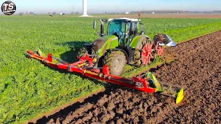 Ploughing and Seedbed Preparation in one pass | FENDT 724 & Kuhn Vari-master + Spade Lug Wheels