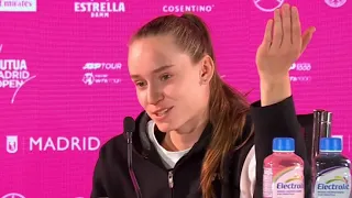 RYBAKINA: "I MAKE GOOD MONEY" - POST-MATCH PUTINTSEVA MADRID PRESS CONFERENCE