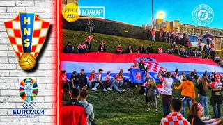 🔴⚪🔵 Croatia Fans Great Atmosphere in Poljud Stadion • Euro Qualifications 2024 • Croatia vs Wales