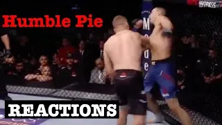 MMA Reacts to Justin Gaethje KO James Vick In First Round - UFC Lincoln