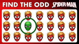 FIND THE ODD One Out 🦸‍♂️🕸️ SPIDER MAN Edition - Grizzly Quiz