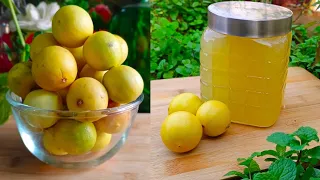 lemon🍋syrup recipe||easy way to store shikanji syrup||शिकंजी सिरप को स्टोर करने का आसान तरीका