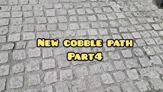 New Cobble Path part 4 granite setts path patio driveway