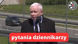 Jarosław Kaczyński - pytania dziennikarzy
