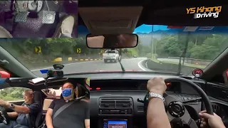 30-Year Old Honda Prelude 2.2 Fan Car Makes it Up Genting/ VTEC Kicks in Again Yo!/ YS Khong Driving