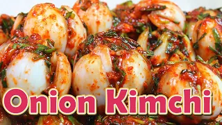 How to make onion kimchi, Onion side dish recipe