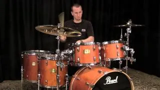 Pearl Session Studio Classic Drum Set 24/12/13/16 - Matte Liquid Amber