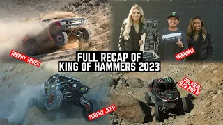 FULL COVERAGE OF KING OF THE HAMMERS 2023 - TROPHY TRUCK, UTV AND ULTRA 4 RACING - CASEY CURRIE VLOG