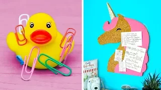 12 Cool DIY School Supplies! Back To School Hacks