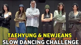BTS Taehyung & Newjeans 'Slow Dancing’ Full TikTok Dance Challenge 2023