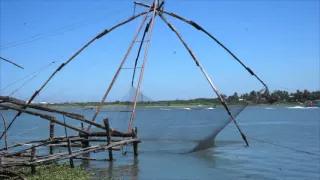 Chinese fishing nets - Kochi, Kerala