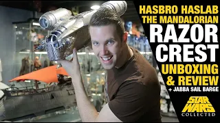 Haslab Razor Crest Unboxing and Review + Jabba Sail Barge Comparison