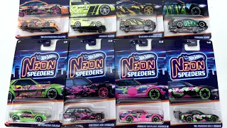 ELVO Unboxing - Hot Wheels 2024 Neon Speeders Mix 1 JDM
