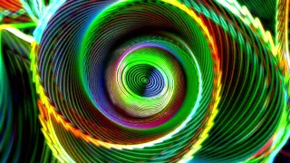 Rainbow Worm Psychedelic Visualizer Ripple
