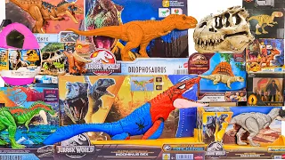 Jurassic World Unboxing Review | Spiderman Mosasaurus, Spiderman Indominus Rex,  Spiderman T-rex