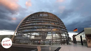 [4K] Besuch der Reichstagskuppel - mit grandiosem Sonnenuntergang