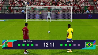 PES 2021 | Portugal vs Brazil | Penalty Shootout | Gameplay PC - C.Ronaldo x Brazil