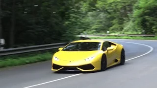 Lamborghini Huracán Race Exhaust Loud Sound!