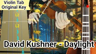 David Kushner - Daylight Violin Tab