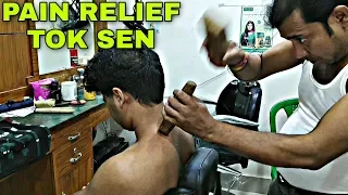 Asim barber The great tok sen asmr massage for body pain relief with neck cracking